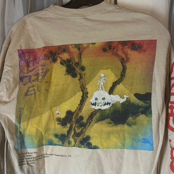 Kanye West × Takashi Murakami × Virgil Abloh Kids See Ghosts long sleeve TEE - Picture 1 of 10